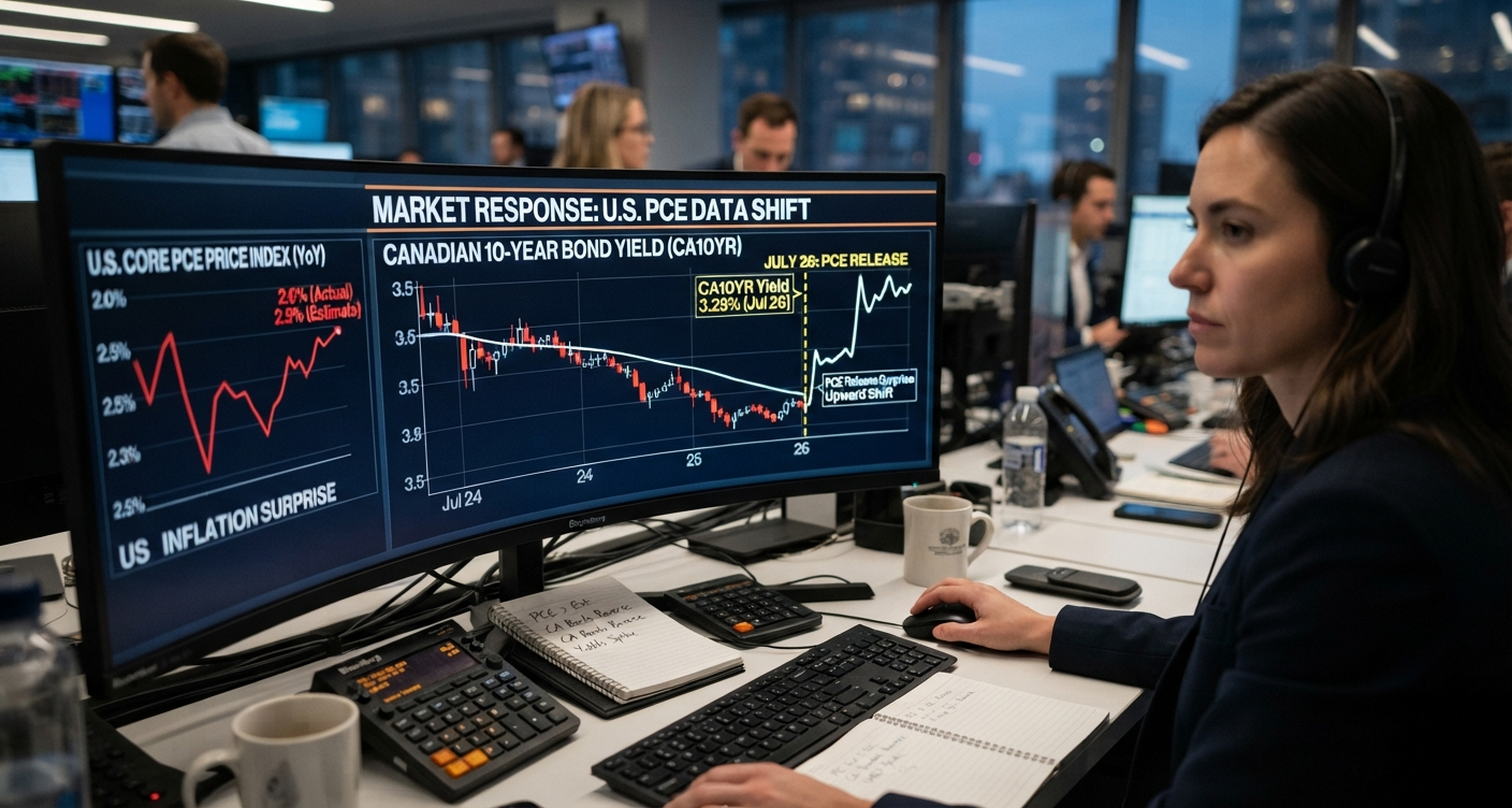 The July PCE Surprise Reversed Four Days of Falling Canadian Yields in One Afternoon