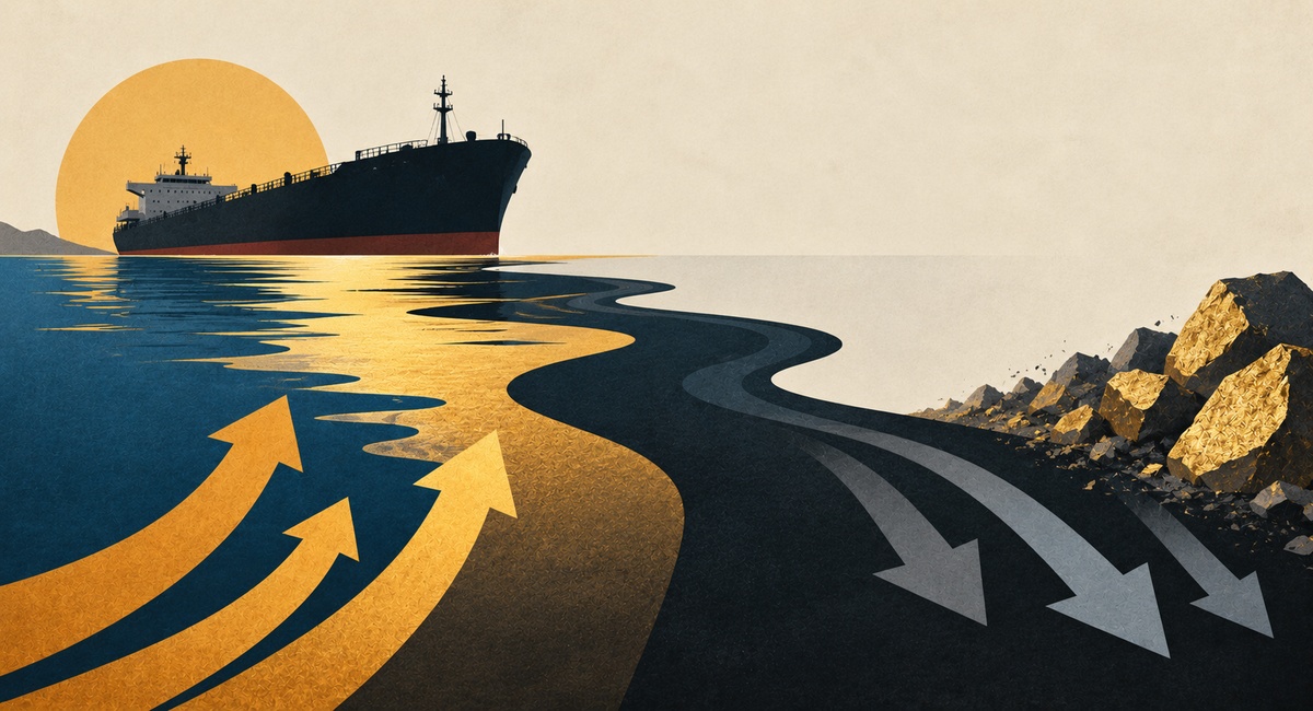 The Same Hormuz Oil That Carried the TSX on Tuesday Produced the CPI Print That Sank Its Gold Miners on Wednesday