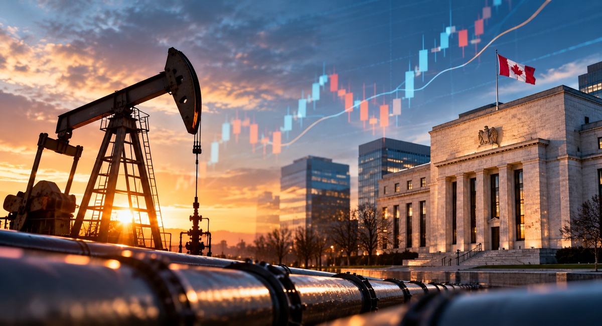 Le Brent gagne 3,1 % et le TSX perd 0,5 % : le pétrole touche les portefeuilles canadiens par les taux, non par les bénéfices